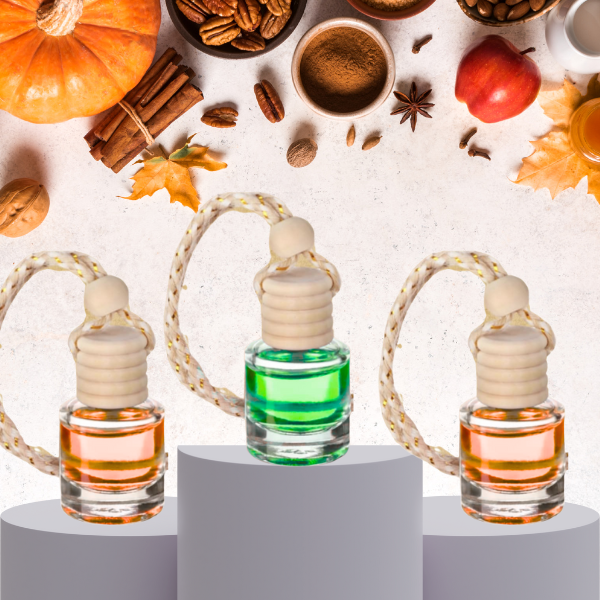 Fall Vibes Car Reed Diffuser Bundle – 3 Cozy Autumn Scents!