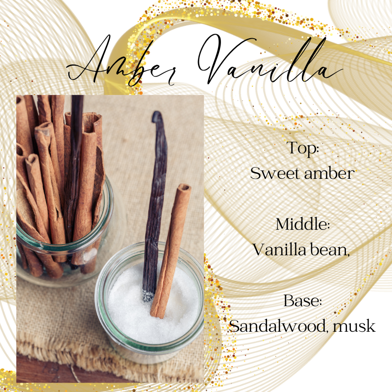 Amber Vanilla Car Reed Diffuser