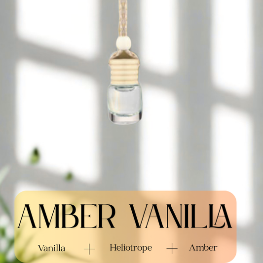 Amber Vanilla Car Reed Diffuser