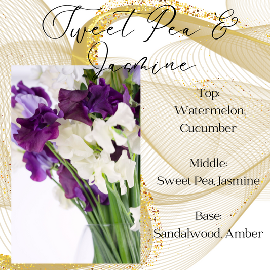 Sweet Pea & Jasmine Car Reed Diffuser