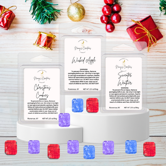 Holiday Vibes Gel Wax Melt Bundle – 3 Festive Scents!