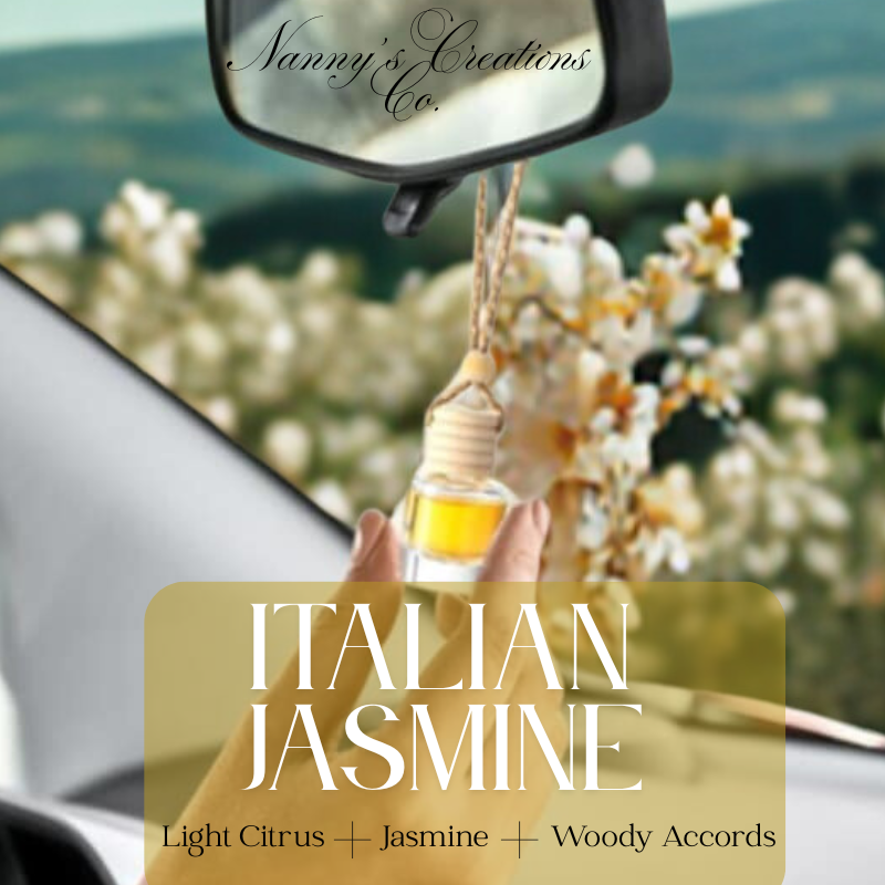 Italian Jasmine Car Reed Diffuser