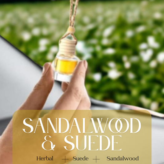 Sandalwood and Suede Car Reed Diffuser