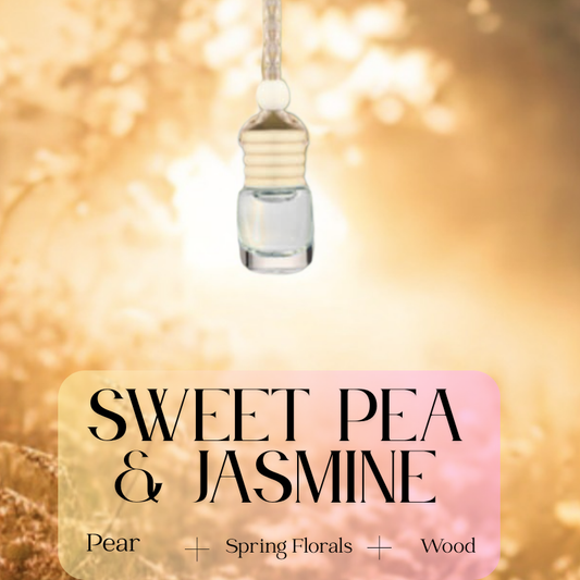 Sweet Pea & Jasmine Car Reed Diffuser
