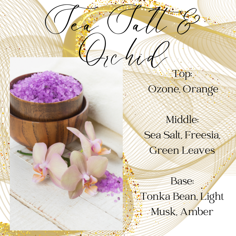 Sea Salt & Orchid Gel Wax Melts