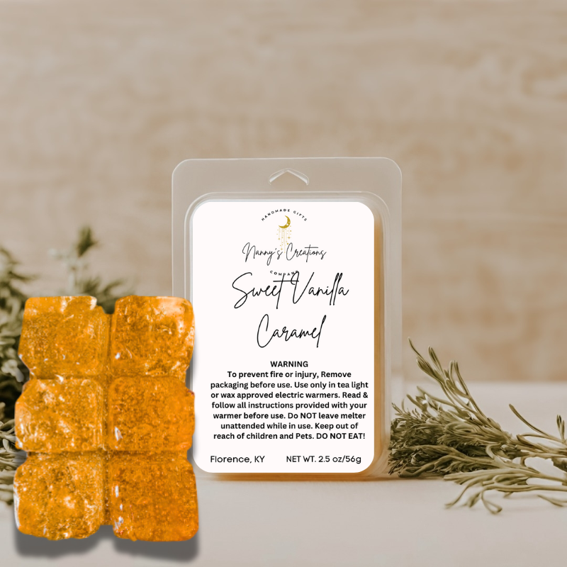 Sweet Vanilla Caramel Gel Wax Melts